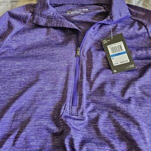 Under Armour Womens Zip-Up Sweater in Purple Xl Under Armour